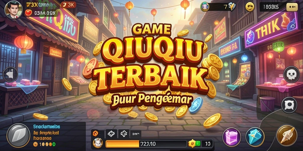 Tampilan gameplay seru di 73K dengan kartu QiuQiu.