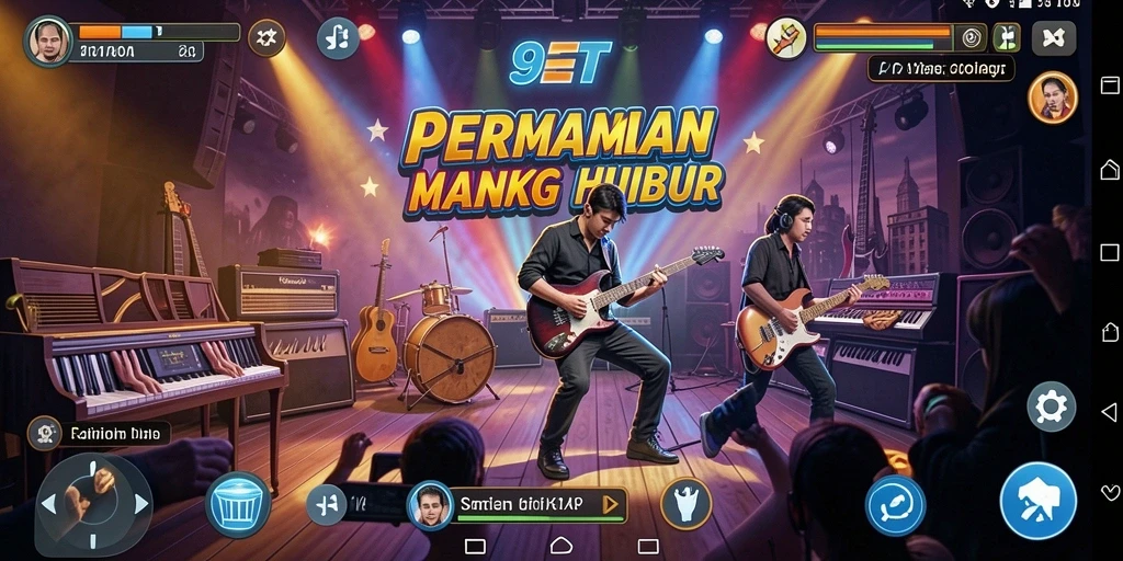Tampilan gameplay <strong>9ET</strong> dengan serunya permainan musik.