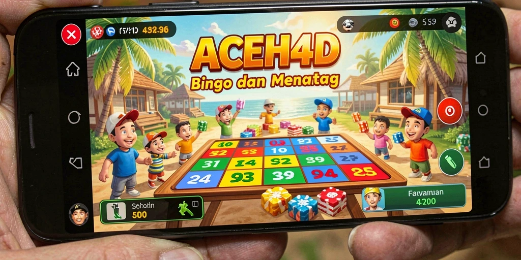 Tampilan gameplay utama ACEH4D yang seru dan interaktif.