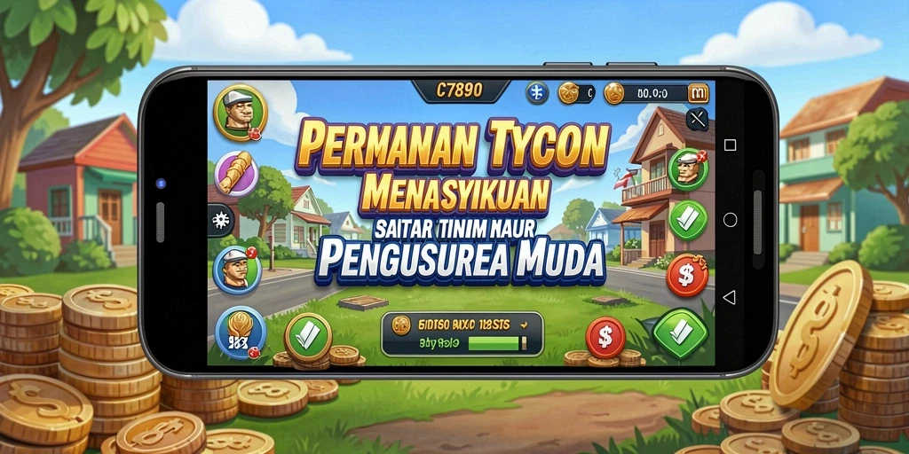 Tampilan gameplay menarik di C7890 dengan elemen Tycoon yang mendebarkan.