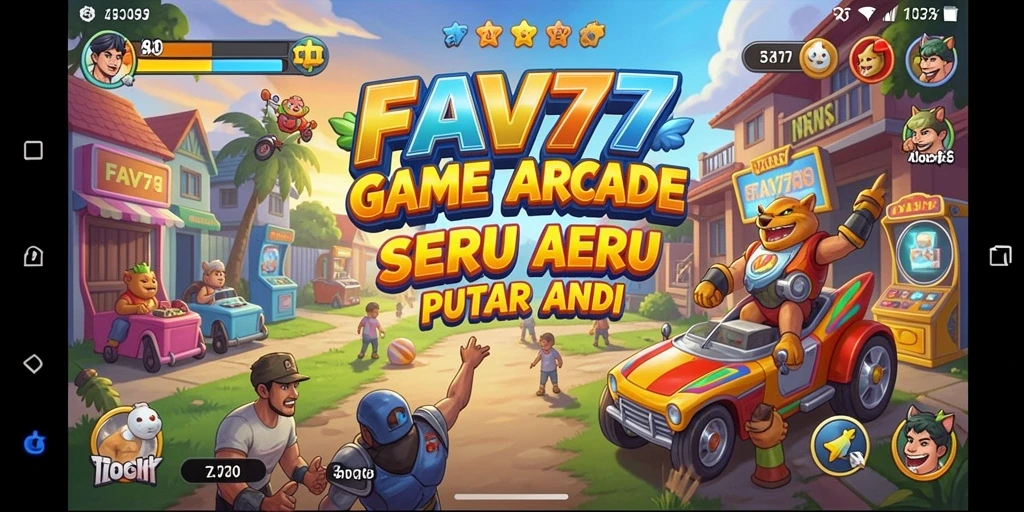 Tangkapan layar dari gameplay FAV77 yang seru dan penuh warna.