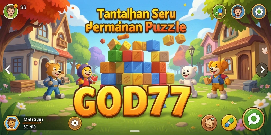 GOD77 menawarkan grafis menawan dan gameplay Puzzle yang menantang.