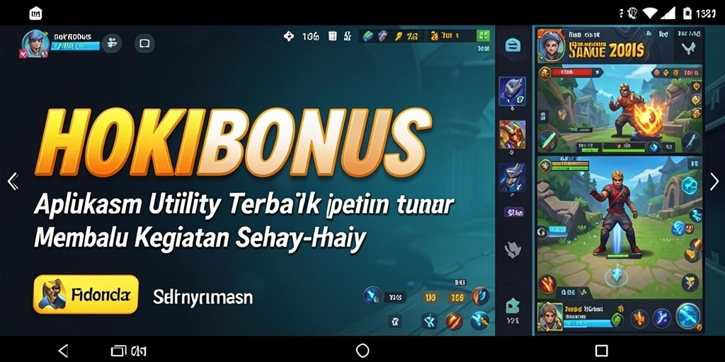 Tampilan antarmuka HOKIBONUS yang sederhana dan fungsional.