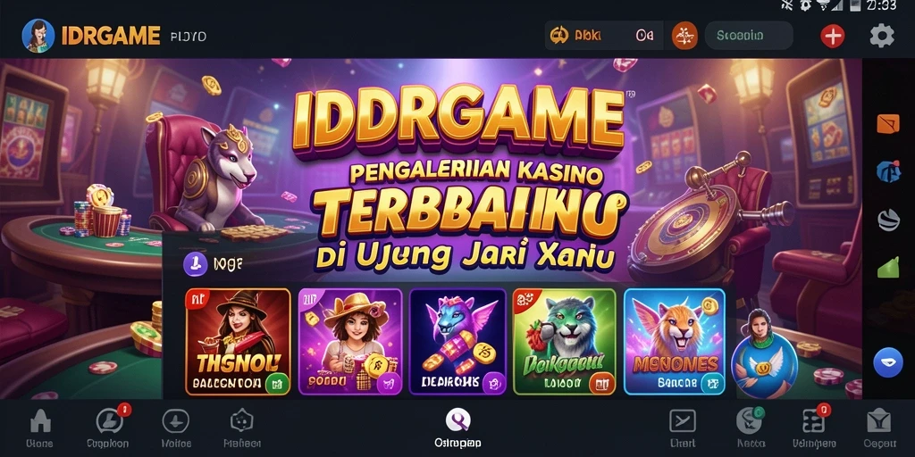 Tampilan menarik dan suasana kasino yang mendebarkan.