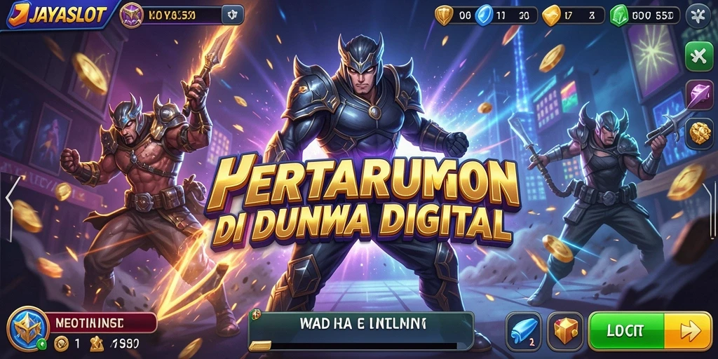 Tampilan gameplay JAYASLOT yang mengesankan dalam pertarungan seru.