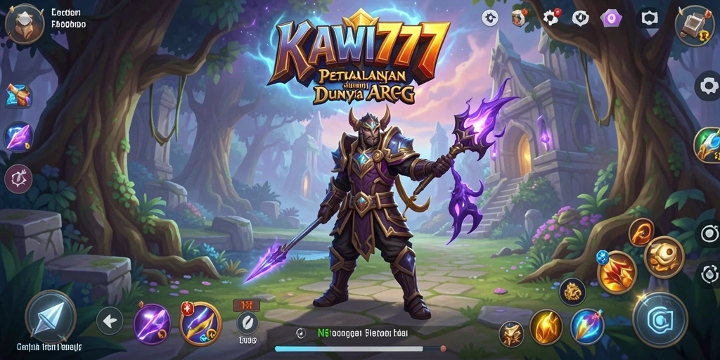 Tampilan gameplay ARPG KAWI777 yang seru dan menantang.