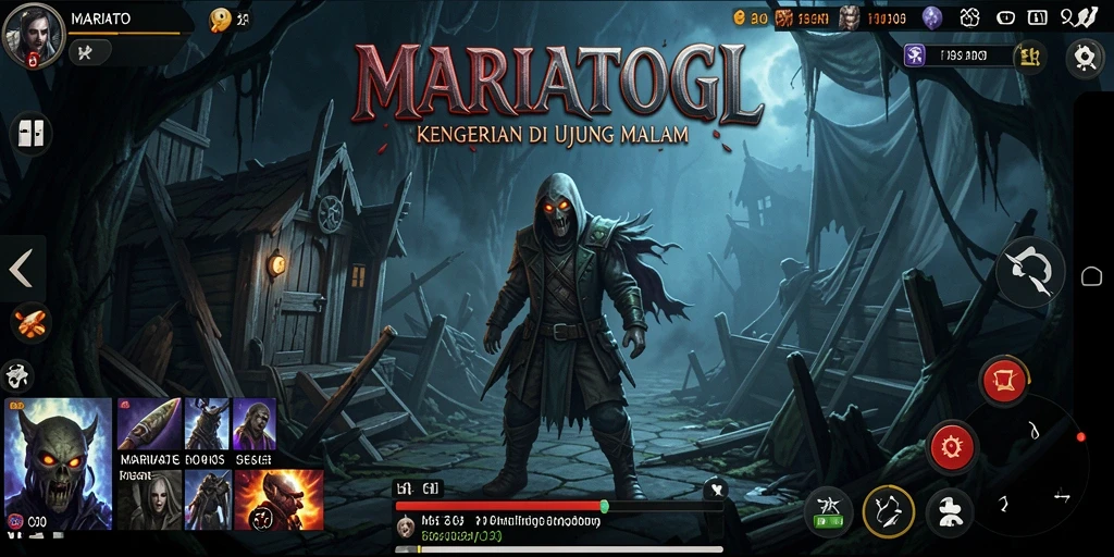 Tangkapan layar menampilkan momen menegangkan dalam gameplay Horror MARIATOGL.
