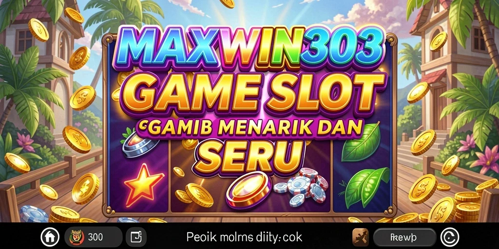 Gameplay menarik dari MAXWIN303 dengan berbagai slot yang tersedia.