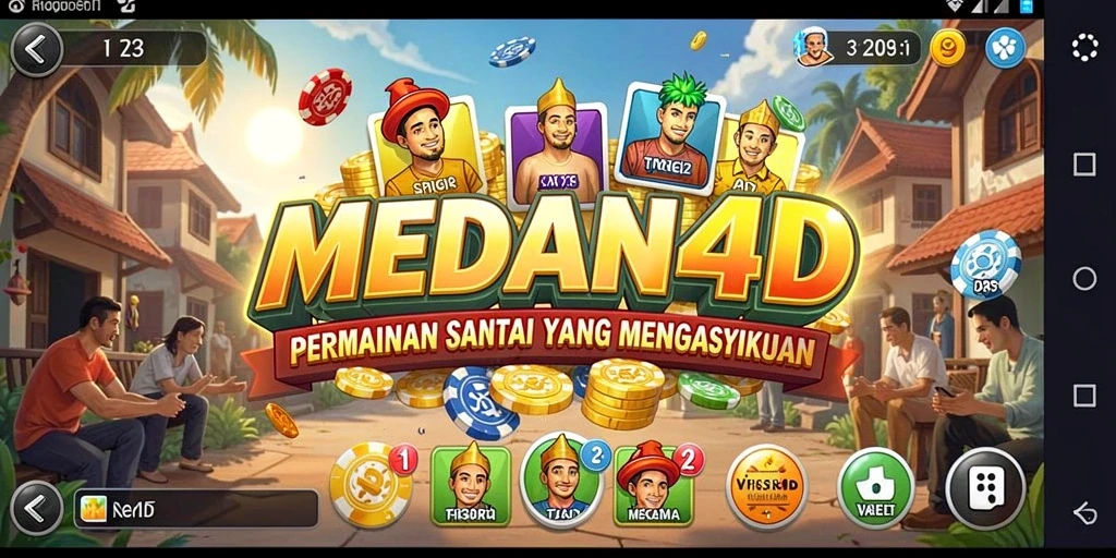 Tampilan gameplay menarik dari MEDAN4D yang mengasyikkan.