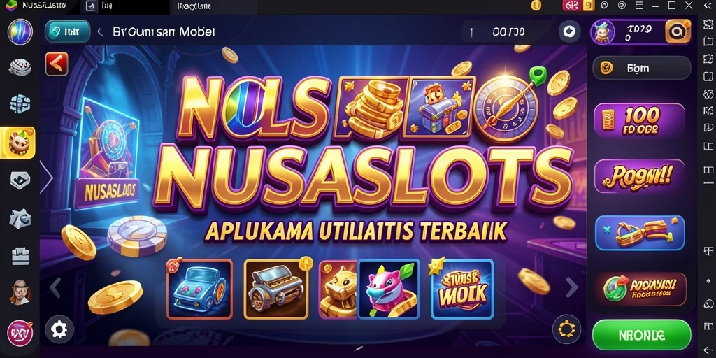 Tampilan antarmuka NUSASLOTS yang intuitif dan informatif.