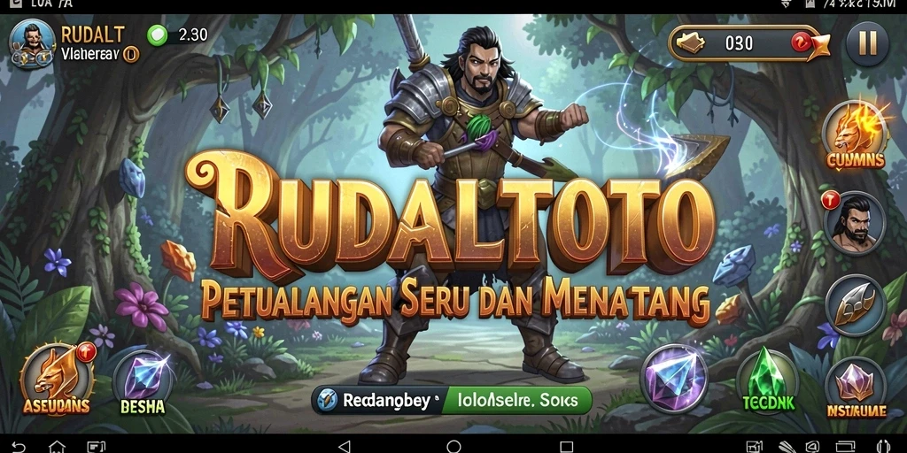 Tangkapan layar RUDALTOTO menampilkan grafik yang mengesankan dalam petualangan menantang.