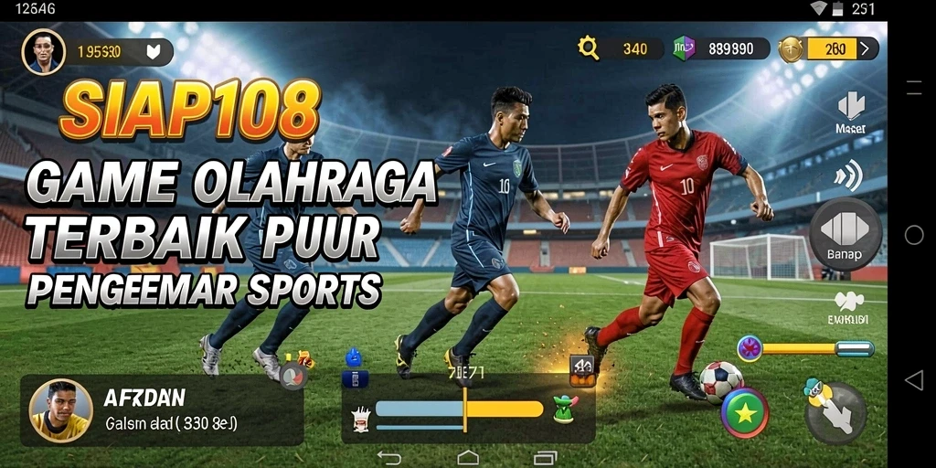 Tampilan seru gameplay olahraga di SIAP108 yang menegangkan.