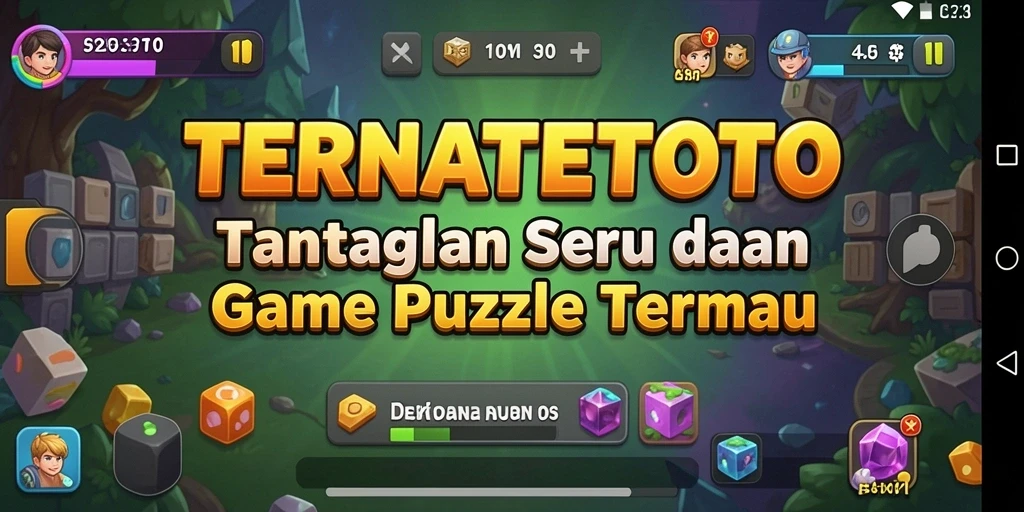 Screenshot utama TERNATETOTO menampilkan gameplay menantang permainan Puzzle.