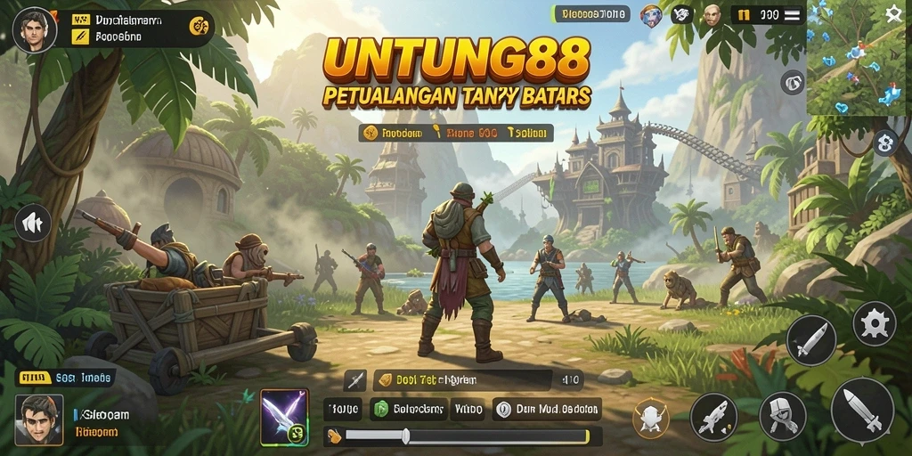 Screenshot utama UNTUNG88 menampilkan petualangan seru di dunia terbuka.